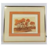 'Autumn I' Etching By Park Signed