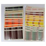 Snickers, M&Ms, Twix+ Candy Ad Stickers (26)