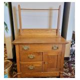Antique Oak Washstand
