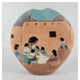 Southwestern Style Art Pottery Vase By Russell