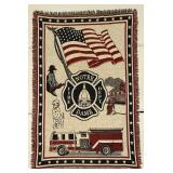 Notre Dame Fire Department Embroidery Blanket