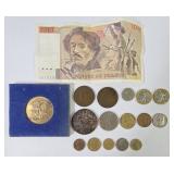 Jamaican, British, Australian World Coins & Note