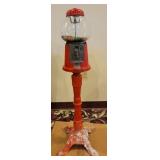 Red Carousel Gumball Machine