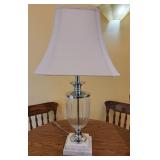 Glass Marble Base Table Lamp