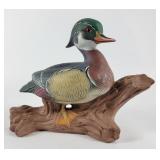 Porcelain North American Wood Duck Statue