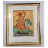 St. George's Pollution Monster Litho By Ret Signed