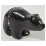 Zuni Pueblo Medicine Bear Fetish Stone Sculpture