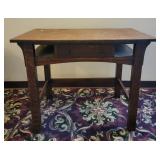 Antique Mission Style Writing Desk