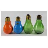 Glass Light Bulb Salt & Pepper Shakers (4)