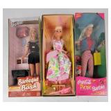 BBQ, Spring, Picnic Barbies (3) NIB
