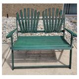Green Wood Garden Bench