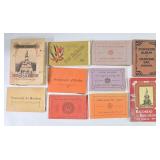 Vintage Souvenir Postcard Booklets (10)