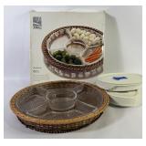 Libbey 6 Pc. Server & Corning Lidded Casseroles