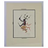 Apache Crown Dancer Print By Allan Houser