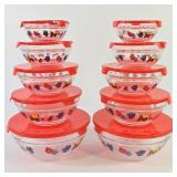 Chef Buddy 20-piece Glass Bowl Set w/ Lids