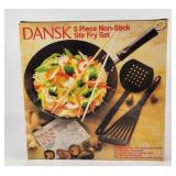 Dansk 5-Piece Nonstick Stir Fry Set NIB