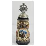 Neuschwanstein Castle German Beer Stein w/ Eagle