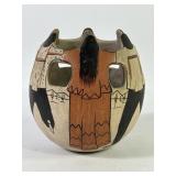 Angea Friendship Pot Signed Tohono O'odham