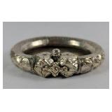 Egyptian Silver Bangle Trinket Dish