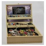Costume Jewelry Box Loaded