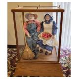 William Wallace Old Apple Farmer Dolls w/ Case