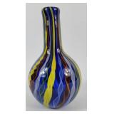 Hand Blown Art Glass Vase