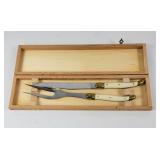 Jean Dubost Laguiole French Carving Knife & Fork