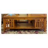 Mission Style Oak Coffee Table