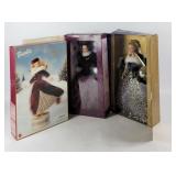 New Year's, Victorian, Holiday Barbies (3) NIB