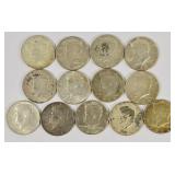 1964 U.S. Kennedy Silver Half Dollars (13)
