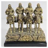 Notre Dame '4 Horsemen' Statue By Tim Wolfe