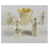Belleek Ireland Vases (5)