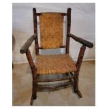 Rustic Hickory Rocking Chair
