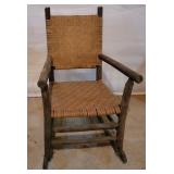 Hickory Co. Woven Rocking Chair