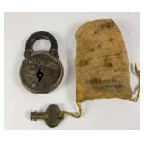 Winchester Six-Lever Padlock & Key