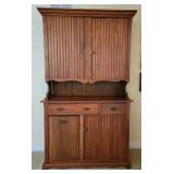 Large Hoosier Style Wood Cabinet