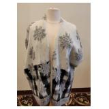 Iperico Wool Shawl Cape (One Size) NEW