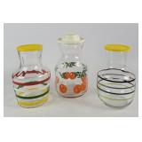 Anchor Hocking Juice Carafes (3)