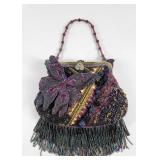 Chico's Sequin Butterfly Evening Purse