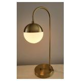 Globe Shade Gold Table Lamp