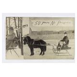 1898-1948 '50 Yrs. No Progress' Postcard
