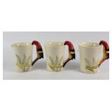 Pier 1 Parrot Mugs (3)