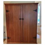 Antique Pine Farmhouse Style Cabinet