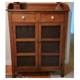 Antique Primitive Pie Safe Cabinet