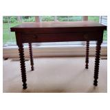 Bobbin Leg Wood Writing Desk Table