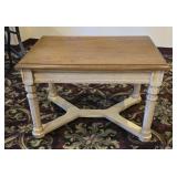 Carved Distressed Side Table