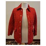Chico's Red Quilted Jacket (8/10)