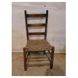 Primitive Ladder Back Chair