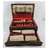 GM Co. & Community Silver Plate Flatware Set (52)
