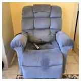 Golden Tech Cloud Power Lift Blue Chair